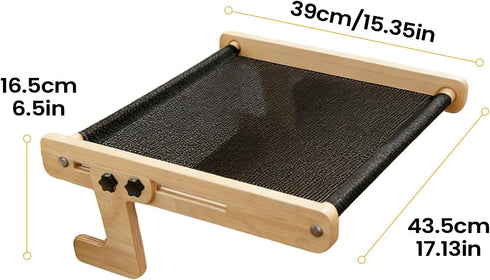 Generic Hammock, Hammock, Cat Window Perch - Double-Layer Window Sill Cat Wooden Pet Sleeping Pet Bedside Hanging Bed
