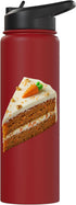 Carrot Cake Dessert Carrot Cake Stainless Steel Insulated Water Bottle