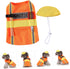 Engineer Appearance Dog Costume for Festivals, Adorable Wear-Resistant Puppy Clothes for Parties, Unique Pet Apparel