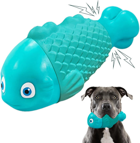 Dog Chew Toys for Aggressive Chewers - Indestructible Tough Squeaky Toys for Large Dogs, Super Chewer, Heavy Duty