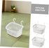 4pcs Hammock Chinchilla Small Animal Hanging Bed with Hooks, Rodent Cage Storage Basket, Soft Hideout for Hamster