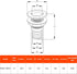 SEAFLO Thru Hull Fittings (1-1/2 Inch)