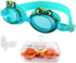 Swimming Goggles for Kids, No Leak Anti Fog UV Swim Goggles for Teens Age 3-12, Extra Ear Plugs SG7
