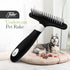 Fuller Brush Undercoat Pet Rake - 33 Sturdy Tapered Steel Pins, Ergonomic Rubberized Handle for Shed-Free Grooming