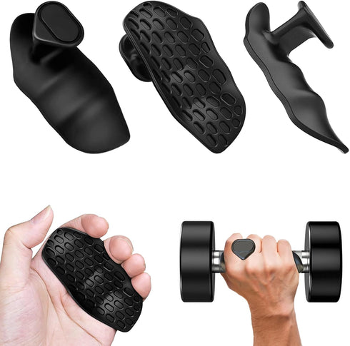 OSHOTX Anti-Slip Workout Grips for Men & Women - Rubber Gym Palm Protectors