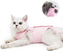 Cat Professional Recovery Suit for Abdominal Wounds, E-Collar Alternative for Cats and Dogs, After Surgery Wear Anti