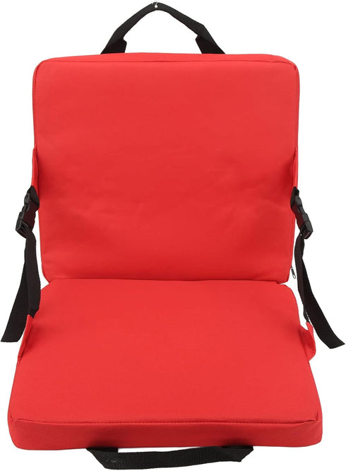 600D Dioche Portable Bleacher with Outdoor Folding Chair with Backrest and Soft Sponge Padding, Lightweight
