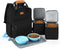 Dog Travel Bag, Airline Approved Organizer Backpack with Multi-Function Pockets, 25L Accessories Set for Weekend