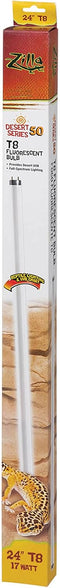 Zilla T8 Fluorescent Bulbs, Desert Series, 50, 17 Watts