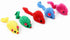12PCS Cat Mouse Toys, Faux Fur Interactive Catnip Toys for Indoor Cats, Perfect for Kittens and Cats