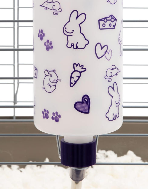 Lixit 32oz Weather Resistant Water Bottles with Heavy Duty Mount for Rabbits and Ferrets