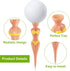 Skylety 15 Pieces Funny Golf Tees for Lady - 76 mm/3 Inch Plastic Pin Up Golf Tees for Women Golf Training Accessories
