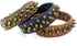 Spiked Dog Collar, Soft PU Leather Mushrooms Rivet Spike Studded Adjustable Puppy Collars (XS, Brown2)