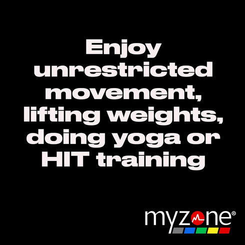 MZ-3 MZ-3 Myzone Sports Shirt (Standard) Black Performance Gym Shirt for Men, Designed for Heart Rate Monitor
