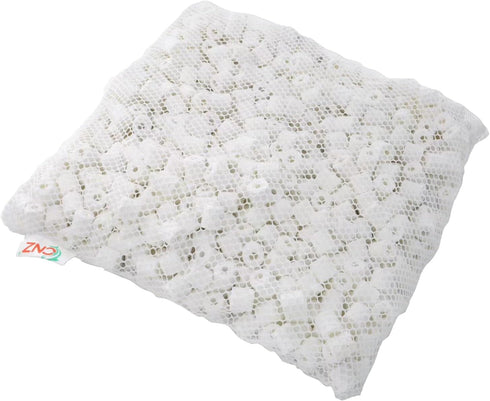 CNZ Premier Bulk Bio Ceramic Rings Filter Media for Aquarium Koi Fish Pond Reef Filter (5-lbs)