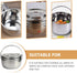 PRETYZOOM Camping Griddle Camping Pot Jacketed Kettle, Thicken Child Stainless Steel Stew Pot
