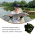 Fishing Gloves, UV Protection Fingerless Gloves for Men and Women for Fishing, Rafting, Cycling, Running