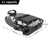MOSISO Bike Saddle Bag, Waterproof Bike Seat Bag for Cycling Accessories, 2L Portable Under Seat Pouch