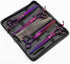 Moontay Professional 8.0" Dog Grooming Scissors Set - 4-pieces Straight, Upward Curved, Downward Curved,