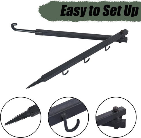Highwild Tree Stand Bow Hanger Gear Holder Accessory Hook - Pack of 3