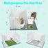 Bencacawinstyle Dog Litter Box with High Walls,Indoor Dog Potty for Small to Medium Dogs,No Spill Pee Pad Holder Tray
