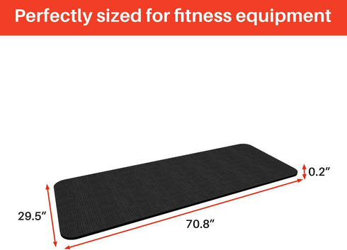 LM BODYCARE Floors,29.5x70.8"Foldable Treadmill Walking Pad Mat for Carpet Treadmill Mat for Hardwood Floors,Non-Slip
