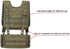 Tactical Padded Battle Belt - Detachable Suspender Straps for Patrol and Army Training Outdoors