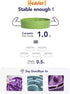 LE TAUCI Ceramic Slow Feeder Dog Bowls for Small Breed, 0.6 Cups Dog Food Dish for Fast Eaters, Green