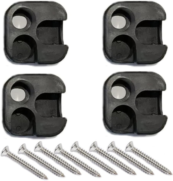 UtySty 4 Pack Camping Chair Feet Replacement Non-Slip Plastic Bottom Foot Pad Folding