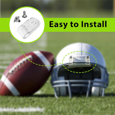 Football Helmet Clips Screws Nuts - Compatible with Schutt F7 & Riddell for Repairing Youth Football Helmets