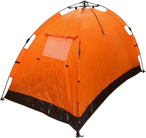 Instant Automatic Pop Up 2 Man Tent for Camping Hiking - Orange Sealed