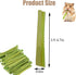 Jwizyotr 30PCS Chinchilla Rabbit Chew Sticks Guinea Pig Chew Toys Bunny Treats Natural Papaya Stems for Hamster Guinea