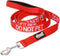 Limited DO NOT PET 6ft Red Color Coded Padded Dog Leash - Prevents Accidents by Warning Others