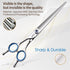 Straight Left Handed Dog Grooming Scissors 8.0'' Long, Large Dog Shears for Grooming Poodle