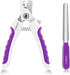 OneCut 6" Dog Nail Clippers, Professional Pet Nail Trimmers for Small, Medium, and Large Breeds (Purple)