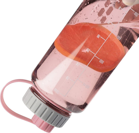 SHOKE 1 Liter Water Bottle 32oz BPA Free Non-Toxic Tritan Leakproof Sports Bottle with Handle