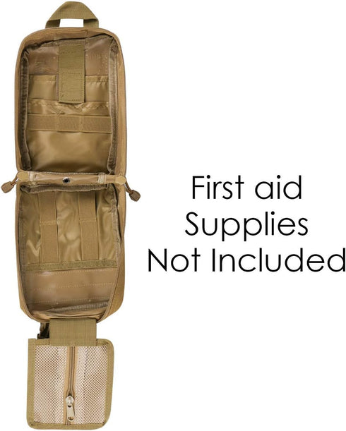 Gogoku First Aid Pouch - 1000D Nylon Tactical Molle Tear Away Medical Pouch for Outdoor Activities Camping Hiking