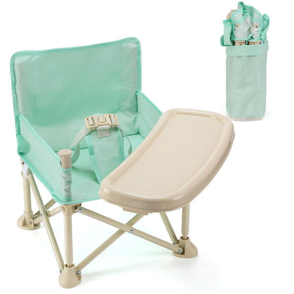 Toddler Beach Chair for Baby - Lightweight Kids Folding Camping Chair with