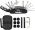 WOTOW 16 in 1 Bike Repair Tool Kit, Portable Multitool for Mountain Bike Maintenance with Hard Carrying Case