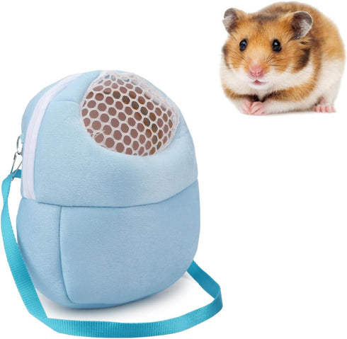 Hypeety Pet Carrier Bag Pet Sling Carrier Backpack for Small Pets Hedgehog Hamsters Sugar Glider Chinchilla Guinea Pig