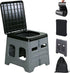 Tfulad Portable Camping Toilet for Adults - Portable Folding Toilet with Lid,Travel Portable