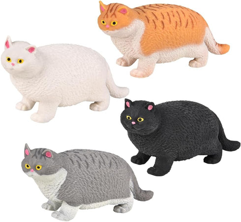 4" (1 Rhode Island Novelty Stretchy House Cat Per Order, Style May Vary)