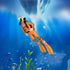Fish Tank Diver Floating Ornament, Cute Cartoon Diver with Floating Device, Aquarium Landscape Decoration