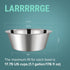 1.1 Gallon Extra Large Dog Bowls, 2 Pack, XL Stainless Steel Dog Water Bowls for XLarge Dogs, Polished, Dishwasher Safe, Easy to Clean