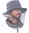 Head Net Hat - Fishing Safari Bucket Hat with Mesh for Men/Women