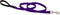 LupinePet Basics 1/2" Purple 4-foot Padded Handle Leash for Small Pets