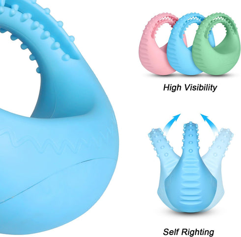 Durable Rubber Dog Chew Toy for Aggressive Chewers - Chase Teether Bone