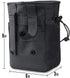 LIVANS Tactical Molle Dump Pouch, Adjustable Magazine Recovery Pouch for Airsoft Paintball Hunting Gear