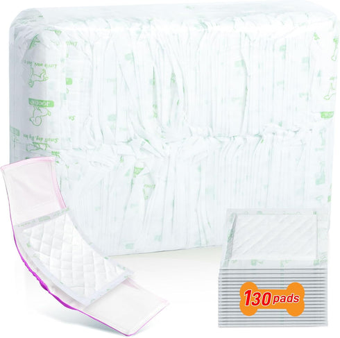 Dog Diaper Liners for Male and Female Dogs, 130ct, Super Absorbent Disposable