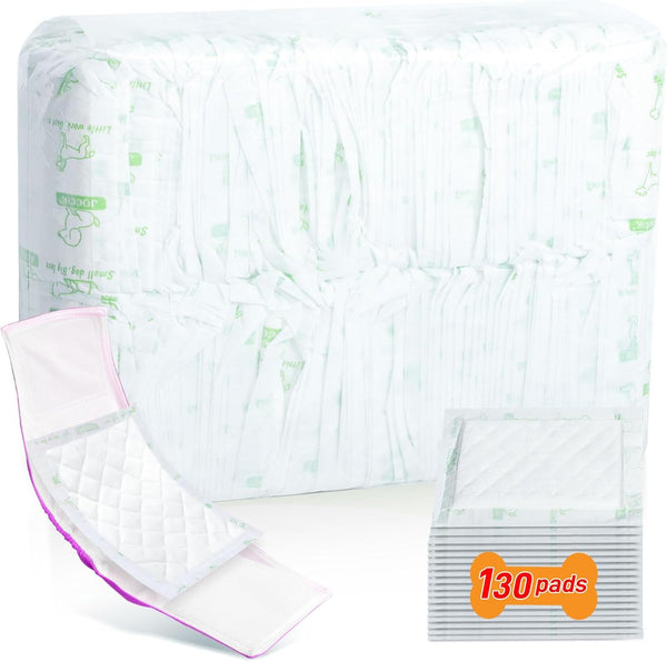Dog Diaper Liners for Male and Female Dogs, 130ct, Super Absorbent Disposable